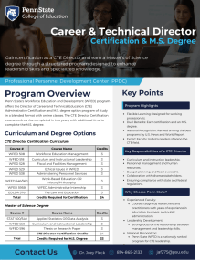 Certification & M.S. Degree  