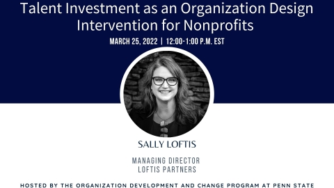 23. Talent Investment as an Organization Design Intervention for Nonprofits